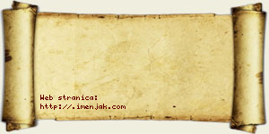 Javorka Rudja vizit kartica